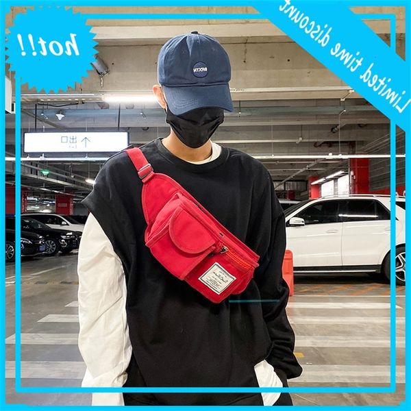 2020 new backpack multi pocket lady's chest couple student's canvas slant back waist bag
2020 new backpack multi pocket lady's chest couple student's canvas slant back waist bag