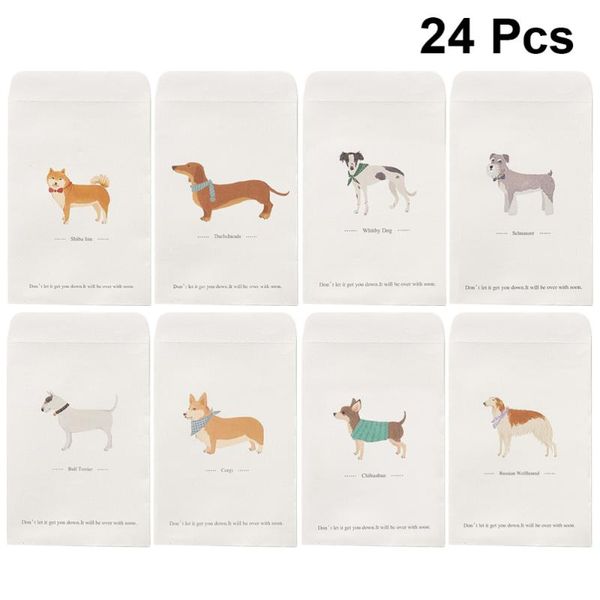 3 sets/24pcs simple cartoon dogs letter envelopes fashion envelopes letter stationery for home office school
3 sets/24pcs simple cartoon dogs letter envelopes fashion envelopes letter stationery for home office school