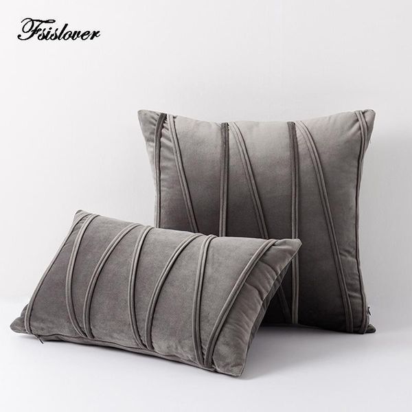 cushion/decorative pillow fsislover 2021 luxury nordic velvet sofa pillowcase striped plush cushion cover home decor tassel funda cojin1
cushion/decorative pillow fsislover 2021 luxury nordic velvet sofa pillowcase striped plush cushion cover home decor tassel funda cojin1