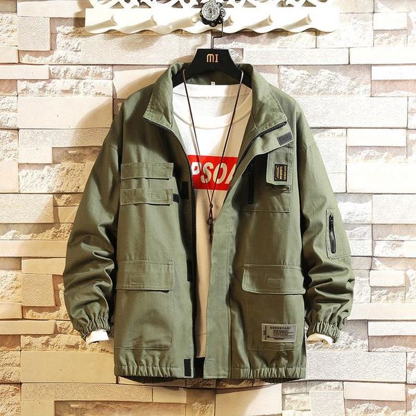 2020 cargo bigger pocket tactics casual men's jacket spring autumn jacket1, Black;brown
2020 cargo bigger pocket tactics casual men's jacket spring autumn jacket1, Black;brown