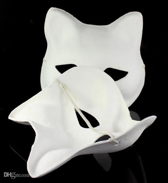 environmental plain diy masks blank white unpainted cat paper pulp masquerade half mask hand painting fine art programs
environmental plain diy masks blank white unpainted cat paper pulp masquerade half mask hand painting fine art programs