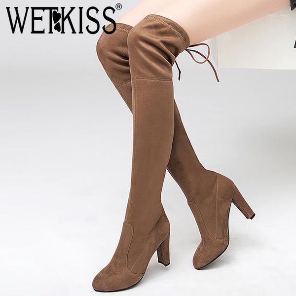 boots wetkiss 2021 stretch autumn winter high heels woman over the knee flock female shoes round toe footwear1, Black
boots wetkiss 2021 stretch autumn winter high heels woman over the knee flock female shoes round toe footwear1, Black