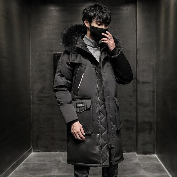 90% down jacket men's winter jacket men's fashion thick warm warm parka coat fur white duck down down jacket casual men's lon, Black
90% down jacket men's winter jacket men's fashion thick warm warm parka coat fur white duck down down jacket casual men's lon, Black