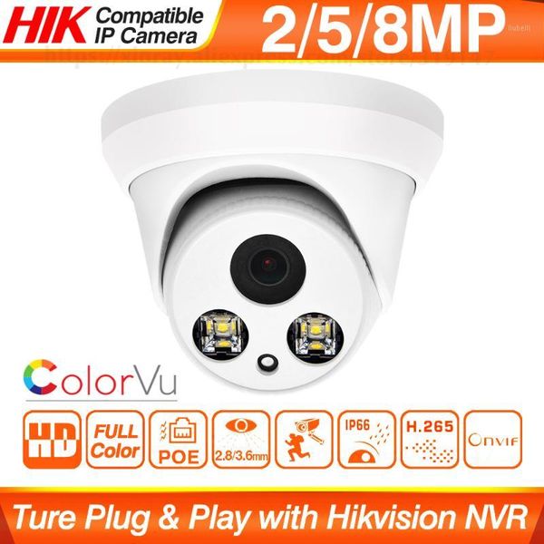 hikvision compatible colorvu 8mp dome poe ip camera turret home security cctv camera ultra 5mp hd h.265 plug&play security ipc1
hikvision compatible colorvu 8mp dome poe ip camera turret home security cctv camera ultra 5mp hd h.265 plug&play security ipc1