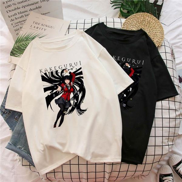japan anime jabami yumeko kawaii kakegurui cosplay fun women summer casual harajuku streetwear cute chic vintage t shirt, White
japan anime jabami yumeko kawaii kakegurui cosplay fun women summer casual harajuku streetwear cute chic vintage t shirt, White