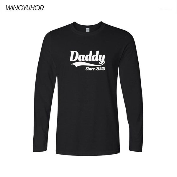 daddy since 2020 letter printed t shirt men autumn casual long sleeve t-shirts cotton funny gift for father husband tee 1, White;black
daddy since 2020 letter printed t shirt men autumn casual long sleeve t-shirts cotton funny gift for father husband tee 1, White;black
