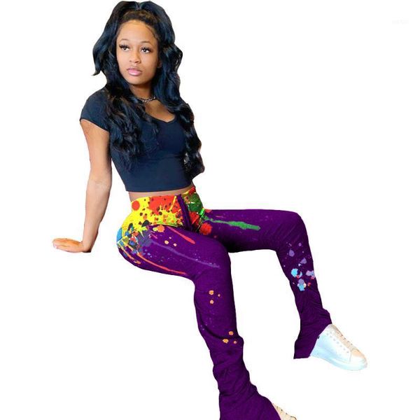 2020 new women's pants multi-color high waist flared pants leggings lady casual women pantalon femme1, Black;white
2020 new women's pants multi-color high waist flared pants leggings lady casual women pantalon femme1, Black;white