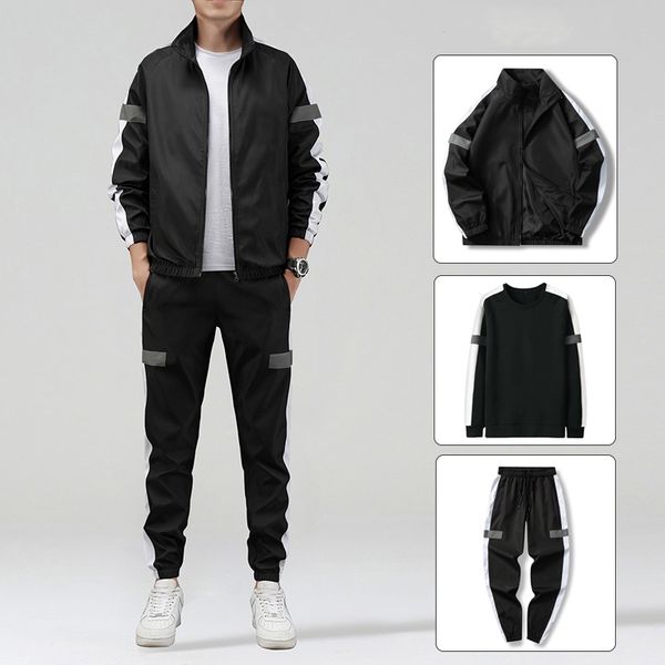 men's reflective stripe hip hop sweatsuit man jacket+pullover sweatshirt+sweatpant 3pcs set jogging tracksuit 12 color size 4xl 1022, Gray
men's reflective stripe hip hop sweatsuit man jacket+pullover sweatshirt+sweatpant 3pcs set jogging tracksuit 12 color size 4xl 1022, Gray