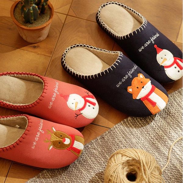 christmas slippers women cute snowman elk winter home indoor couples warm floor cotton slippers non-slip male female ladies shoe, Black
christmas slippers women cute snowman elk winter home indoor couples warm floor cotton slippers non-slip male female ladies shoe, Black