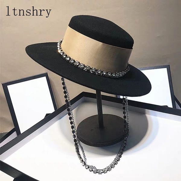 women wool hat ribbon fedora hat gentleman elegant lady winter autumn wide brim panama sombrero cap gorros mujer invierno t200323, Blue;gray
women wool hat ribbon fedora hat gentleman elegant lady winter autumn wide brim panama sombrero cap gorros mujer invierno t200323, Blue;gray