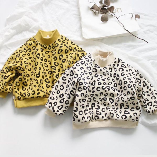 pullover 2021 children s winter leopard print crewneck sweater for boys and girls plus velvet, Blue
pullover 2021 children s winter leopard print crewneck sweater for boys and girls plus velvet, Blue