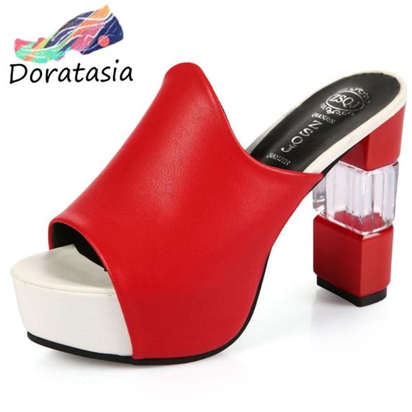 doratasia women open toe mixed color high heels shoes 2020 brand party pumps women summer slip on pumps, Black
doratasia women open toe mixed color high heels shoes 2020 brand party pumps women summer slip on pumps, Black