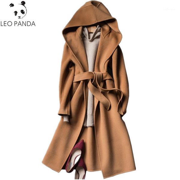 2020 winter new double faced wool coat women ladies thicken warm hooded adjustable waist wool coats female real leather coat1, Black
2020 winter new double faced wool coat women ladies thicken warm hooded adjustable waist wool coats female real leather coat1, Black