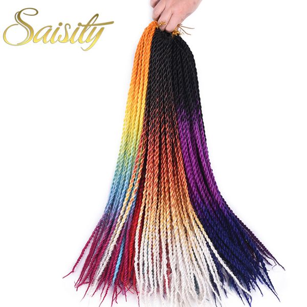 lans 24 inch ombre senegalese twist hair crochet braids 20 roots/pack synthetic braiding hair for women grey,pink,brown, Black
lans 24 inch ombre senegalese twist hair crochet braids 20 roots/pack synthetic braiding hair for women grey,pink,brown, Black