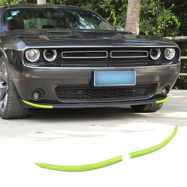 green front bumper lip cover trim styling frame bezel for dodge challenger 2015 up car interior accessories
green front bumper lip cover trim styling frame bezel for dodge challenger 2015 up car interior accessories