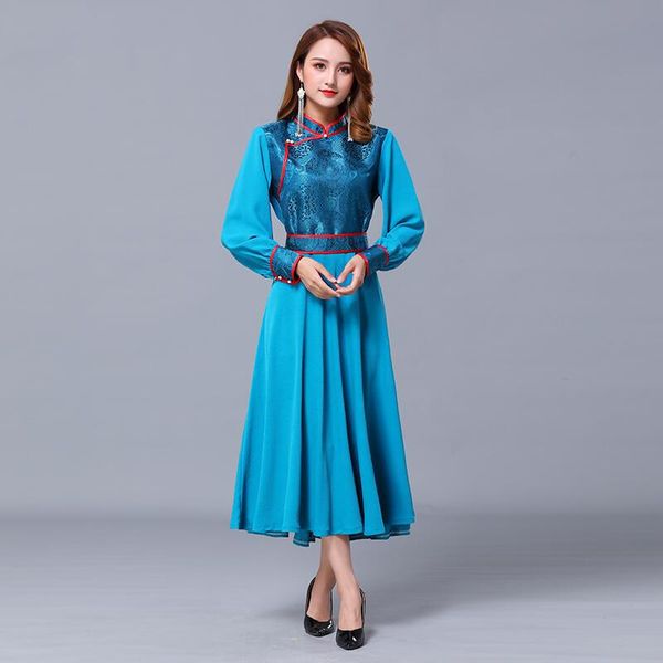 mongolian ethnic costume folk dance clothing long elegant dress stage performance wear oriental retro robe women, Black;red
mongolian ethnic costume folk dance clothing long elegant dress stage performance wear oriental retro robe women, Black;red