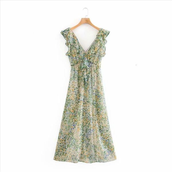 2020 women fashion v neck cascading ruffles print chiffon midi dress female back zipper summer vestido chic brand dresses, Black;gray
2020 women fashion v neck cascading ruffles print chiffon midi dress female back zipper summer vestido chic brand dresses, Black;gray