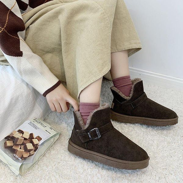 2020 new women's ankle boots winter solid flat snow boots shoes for women fashion comfort soft bottom plush casual women, Black
2020 new women's ankle boots winter solid flat snow boots shoes for women fashion comfort soft bottom plush casual women, Black