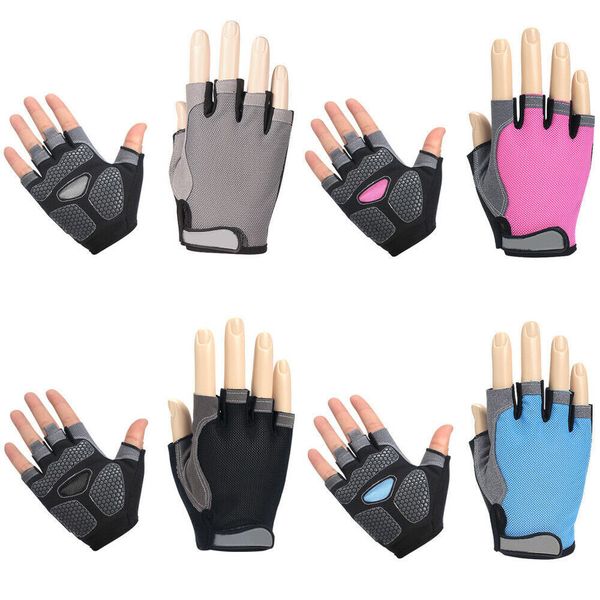 outdoor sport anti-slip men women half finger cycling bike gloves, Blue;gray
outdoor sport anti-slip men women half finger cycling bike gloves, Blue;gray