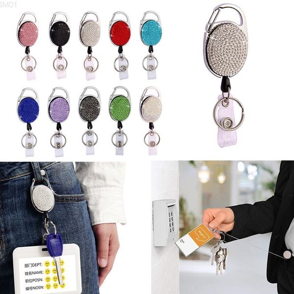 new diamond reel lanyard id card badge holder ski pass multipurpose key chain metal anti-lost clip school office supplies dhf761
new diamond reel lanyard id card badge holder ski pass multipurpose key chain metal anti-lost clip school office supplies dhf761