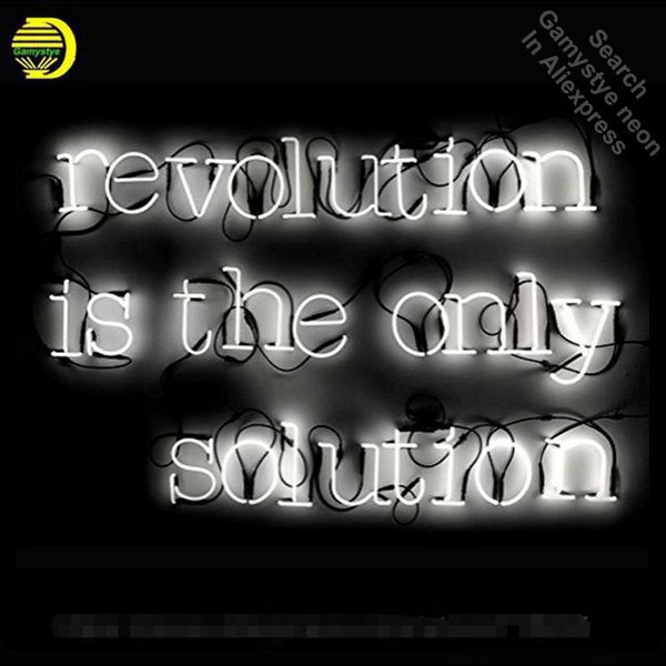 neon signs for revolution is the only solution neon bulbs sign handcraft recreation room neon light lamps home display no frame
neon signs for revolution is the only solution neon bulbs sign handcraft recreation room neon light lamps home display no frame