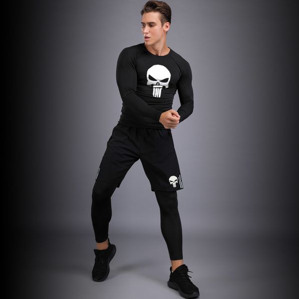 dry fit men's training sportswear set gym fitness compression sports suit jogging tight sport wear clothes male 3pcs, Gray
dry fit men's training sportswear set gym fitness compression sports suit jogging tight sport wear clothes male 3pcs, Gray