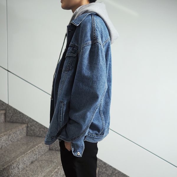 2021 new privathinker men's hip hop fashion denim men hooded korean outwear coat male autumn jean jackets oversize gwtd, Black;brown
2021 new privathinker men's hip hop fashion denim men hooded korean outwear coat male autumn jean jackets oversize gwtd, Black;brown