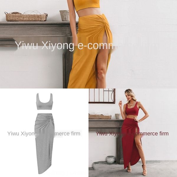 ala2w vest solid new 2020 super elastic knitted summer color tight two-piece set dress dressvest dress f3wni, Gray
ala2w vest solid new 2020 super elastic knitted summer color tight two-piece set dress dressvest dress f3wni, Gray