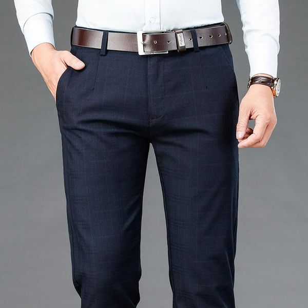shan bao classic plaid brushed straight leg slim casual pants autumn and winter brand clothing business men's luxury trousers, Black
shan bao classic plaid brushed straight leg slim casual pants autumn and winter brand clothing business men's luxury trousers, Black