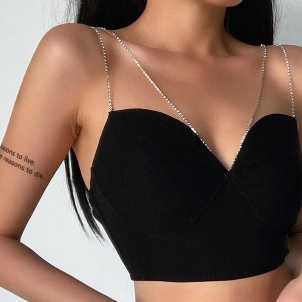 2021 women solid strappy tanks vest crop women summer sleeveless skinny crop vest women fashion streewear 20, White
2021 women solid strappy tanks vest crop women summer sleeveless skinny crop vest women fashion streewear 20, White