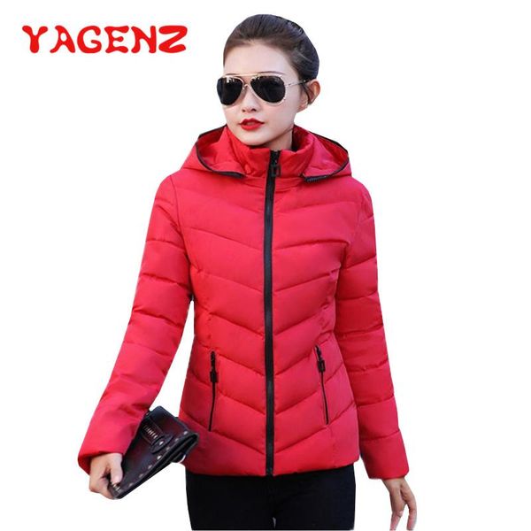 women's down & parkas yagenz winter jacket women plus size womens thicken outerwear hooded coats short female slim cotton padded basic, Black
women's down & parkas yagenz winter jacket women plus size womens thicken outerwear hooded coats short female slim cotton padded basic, Black