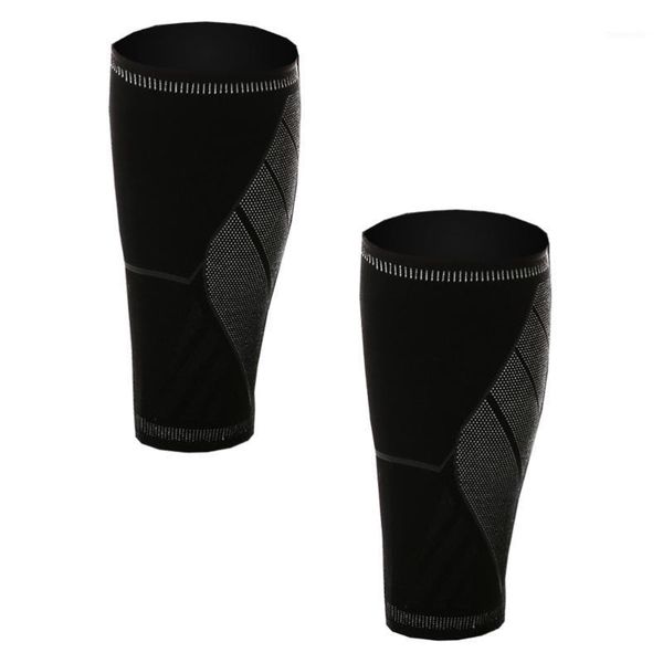 elbow & knee pads 2pcs nylon lower leg sleeve protective brace sports pad (black)1, Black;gray 
elbow & knee pads 2pcs nylon lower leg sleeve protective brace sports pad (black)1, Black;gray