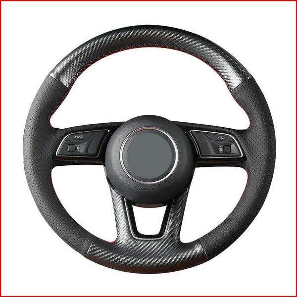 for audi a1 sportback a3 8v a4 b9 custom made anti slip diy carbon fiber steering wheel cover anti-slip fit all season car accessories
for audi a1 sportback a3 8v a4 b9 custom made anti slip diy carbon fiber steering wheel cover anti-slip fit all season car accessories