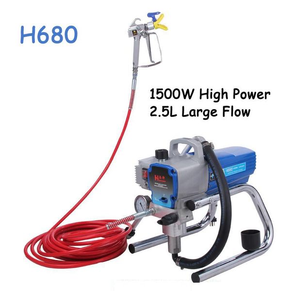 high pressure airless paint spraying machine electric airless paint sprayer professional spray machine h680/ h780 220v
high pressure airless paint spraying machine electric airless paint sprayer professional spray machine h680/ h780 220v