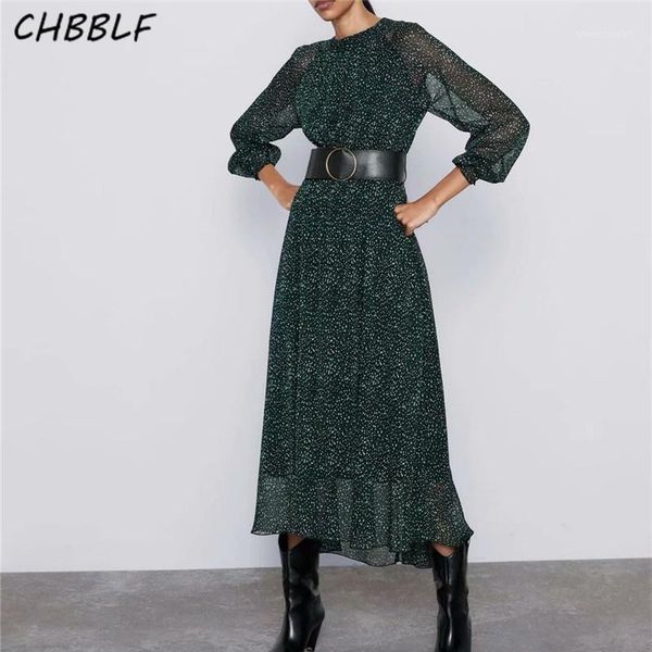 casual dresses chbblf women stylish dot print midi dress round collar lantern sleeve sashes female retro elegant green loose vestido xdn9167, Black;gray
casual dresses chbblf women stylish dot print midi dress round collar lantern sleeve sashes female retro elegant green loose vestido xdn9167, Black;gray
