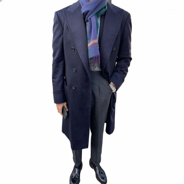 winter navy blue overcoat streetwear men's double breasted long-length woolen warm casual trench coat male jacket1, Black
winter navy blue overcoat streetwear men's double breasted long-length woolen warm casual trench coat male jacket1, Black