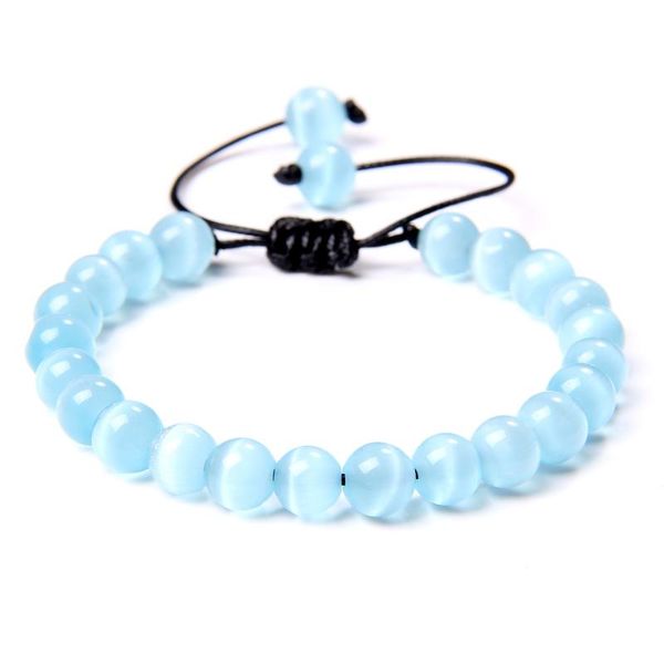 fashion cat eye glass stone beads bracelets 5 colors choices adjustable braided bracelet for women cute exquisite jewelry gift, Black
fashion cat eye glass stone beads bracelets 5 colors choices adjustable braided bracelet for women cute exquisite jewelry gift, Black