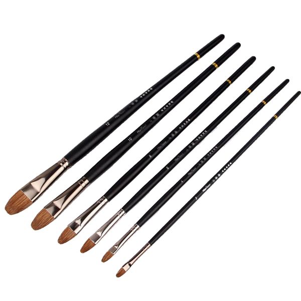 6pcs/Set Manet high-grade Horsehair brush tongue peak row pen acrylic painting pen Stationery artist oil painting brushes
6pcs/Set Manet high-grade Horsehair brush tongue peak row pen acrylic painting pen Stationery artist oil painting brushes