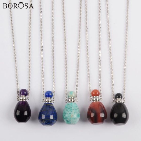 borosa silver plated amazonite agates essential oil bottle pendant necklace natural gems stones perfume bottle necklace wx1608
borosa silver plated amazonite agates essential oil bottle pendant necklace natural gems stones perfume bottle necklace wx1608