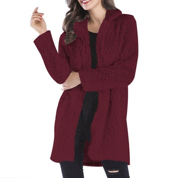 женщины утолщают зимнюю куртку женское модное пальто кардиган пушистый длинный fux шерсть европейский стиль верхняя одежда, Black
женщины утолщают зимнюю куртку женское модное пальто кардиган пушистый длинный fux шерсть европейский стиль верхняя одежда, Black