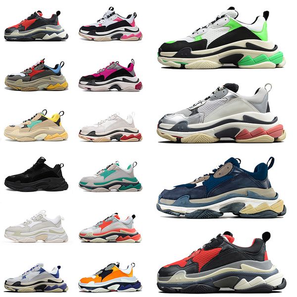 fashion triple s flat casual shoes mens women 17fw paris triple beijing navy blue triple white designer platform vintage sneakers 36-45, Black
fashion triple s flat casual shoes mens women 17fw paris triple beijing navy blue triple white designer platform vintage sneakers 36-45, Black