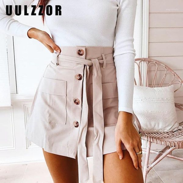 uulzzor fashion summer skirts women 2019 new sash button high waist spring causal skirt female beige ladies' short skirts1, Black
uulzzor fashion summer skirts women 2019 new sash button high waist spring causal skirt female beige ladies' short skirts1, Black