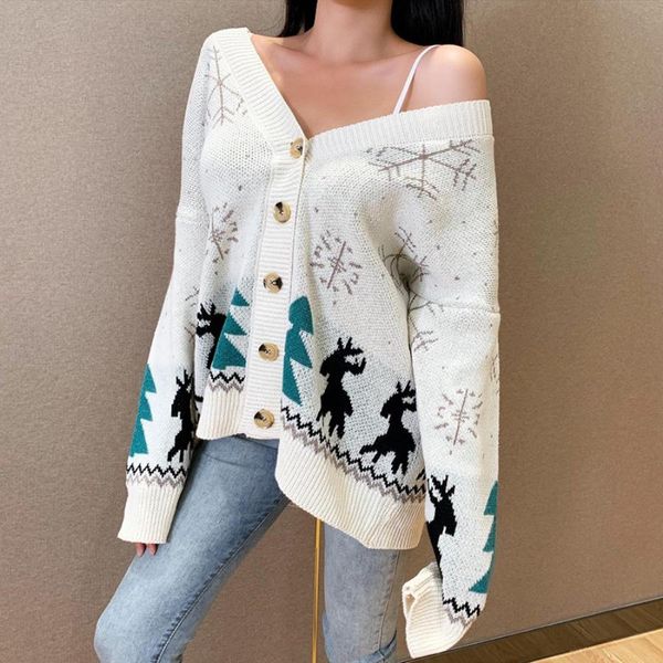 knits tees pull de luxe pull femme women autumn new fashion loose christmas sweater knitted warm comfortable cardigan coat jacket, White
knits tees pull de luxe pull femme women autumn new fashion loose christmas sweater knitted warm comfortable cardigan coat jacket, White