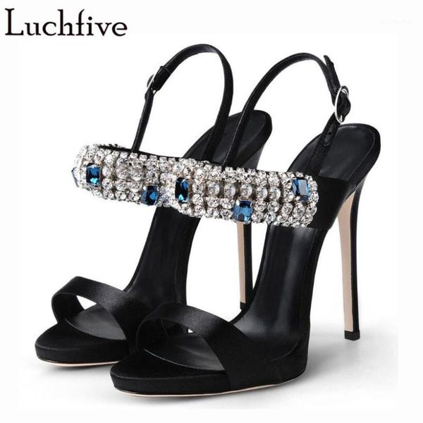 satin crystal high heel sandals woman narrow band rhinestone five star embellished summer shoes gladiator sandalias ladies1, Black
satin crystal high heel sandals woman narrow band rhinestone five star embellished summer shoes gladiator sandalias ladies1, Black