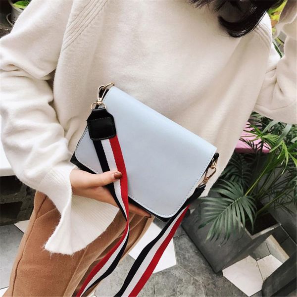 женщины моды плеча стильная сумка crossbody messager сумка contrast широкий ремень плеча кожа pu wild trend женский
женщины моды плеча стильная сумка crossbody messager сумка contrast широкий ремень плеча кожа pu wild trend женский