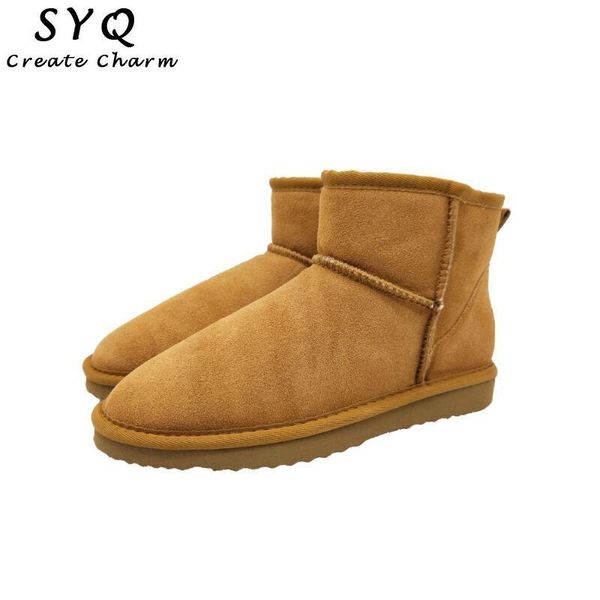 syq australia brand winter women's snow boots cow split leather warm ankle shoes woman botas mujer big size us 3-14, Black
syq australia brand winter women's snow boots cow split leather warm ankle shoes woman botas mujer big size us 3-14, Black