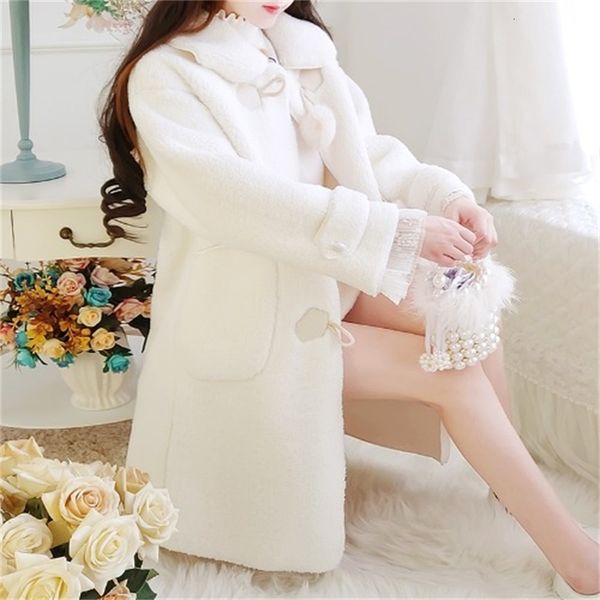 ladies 2021 wool temperament autumn new coat and winter mj8h, Black;brown 
ladies 2021 wool temperament autumn new coat and winter mj8h, Black;brown