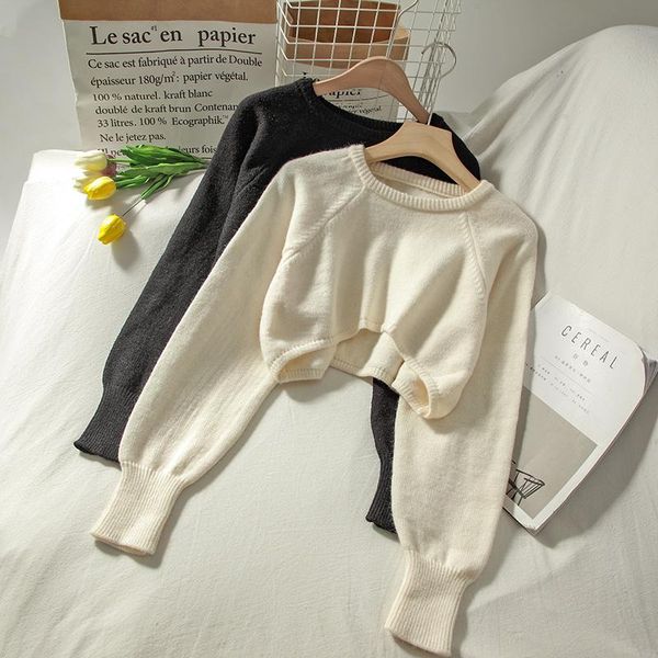 new pullover women knitted sweater o-neck short pull female lady jumpers sw022, White;black
new pullover women knitted sweater o-neck short pull female lady jumpers sw022, White;black