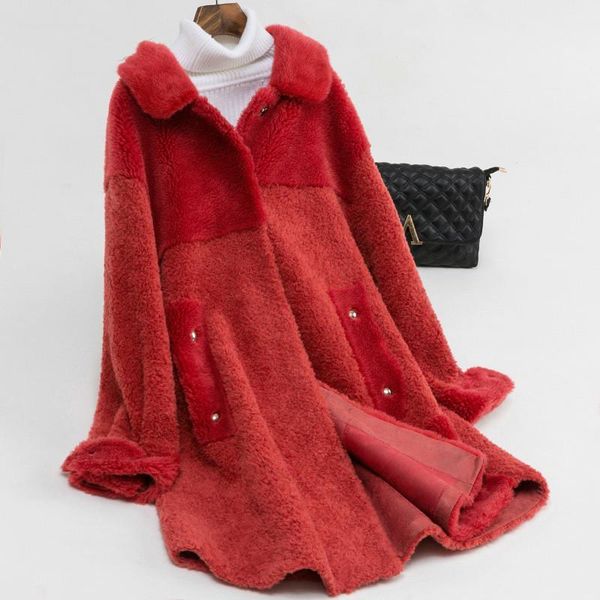real fur coat collar 100% wool jacket autumn winter coat women clothes 2020 korean sheep shearling women zt39041, Black
real fur coat collar 100% wool jacket autumn winter coat women clothes 2020 korean sheep shearling women zt39041, Black