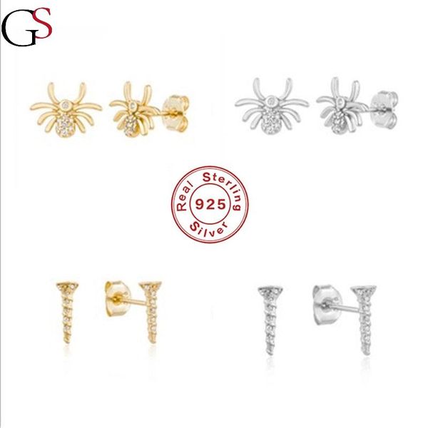 stud gs screw spider shape earrings for women all-match piercing sterling 925 silver boucle oreille femme fashion jewelry, Golden;silver
stud gs screw spider shape earrings for women all-match piercing sterling 925 silver boucle oreille femme fashion jewelry, Golden;silver